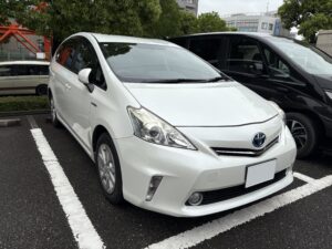 トヨタ　プリウスアルファ　横浜市　青葉区　買取　査定