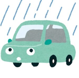 梅雨　イラスト